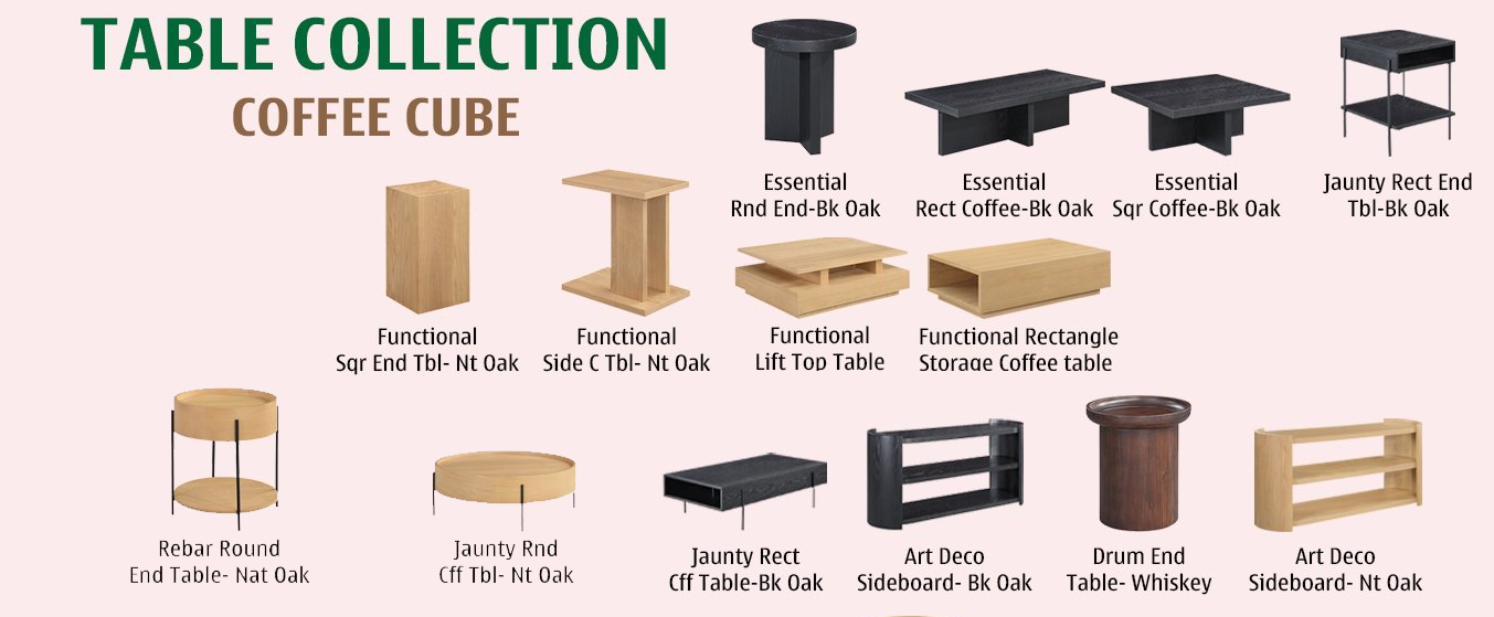 Cube Coffee Table Collection